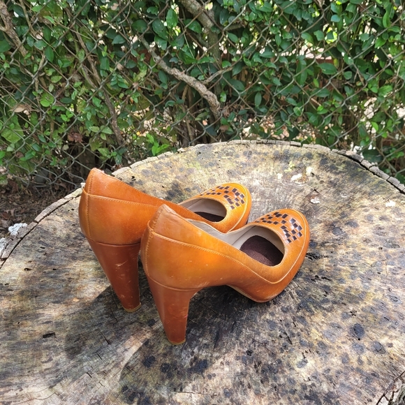 Vintage High Heel Shoes By C Label - Picture 8 of 8